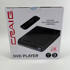 Craig Compact DVD Player CVD512a Progressive Scan w/ Remote Sealed New In Box